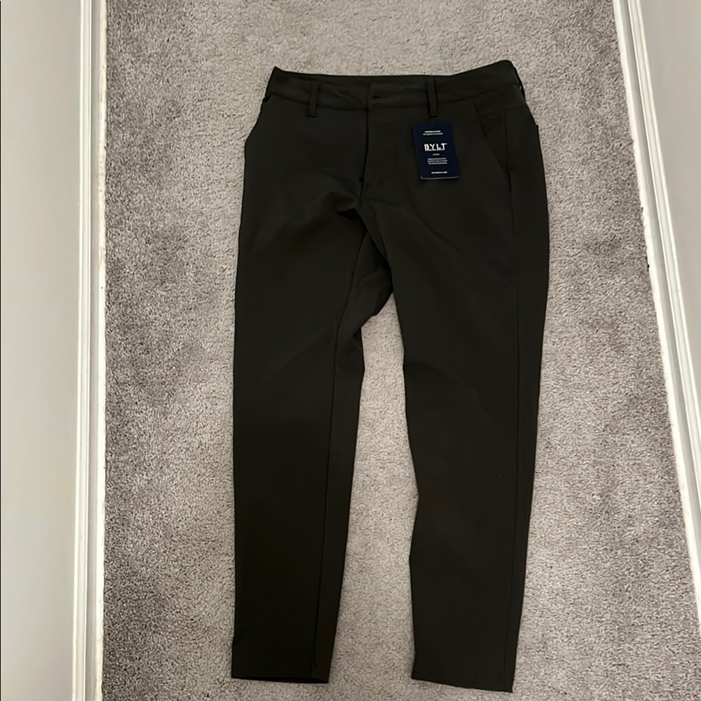 BYLT Basics Men's Dark Gray Dress Pants